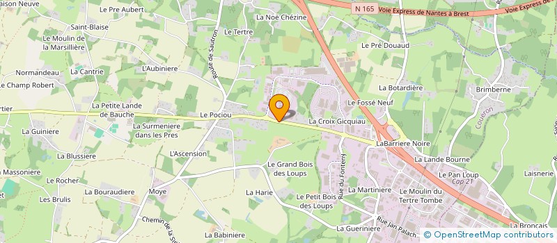 localisation de l'entreprise SCI GROUPE WILLIAMSON à COUERON