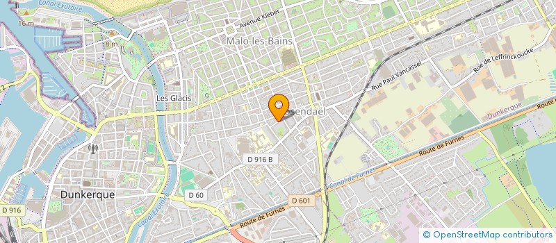 localisation de l'entreprise SCI GROUSSAC CHENOT à DUNKERQUE