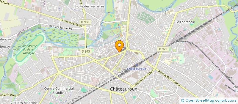 localisation de l'entreprise SCI GROUSSARD AND CO à CHATEAUROUX