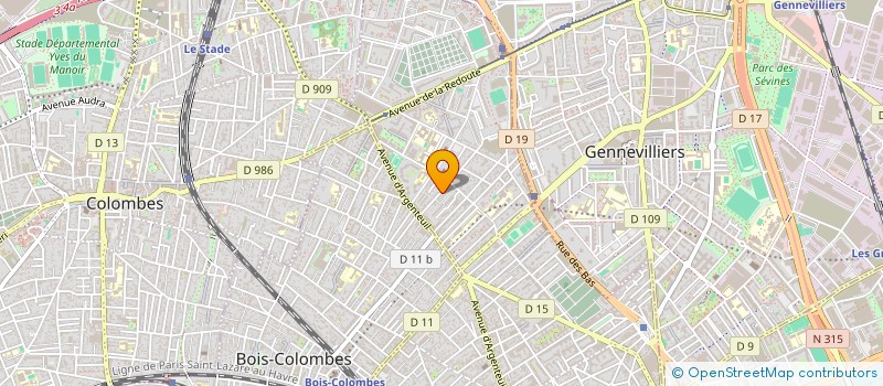 localisation de l'entreprise SCI GROUSSAY à ASNIERES-SUR-SEINE