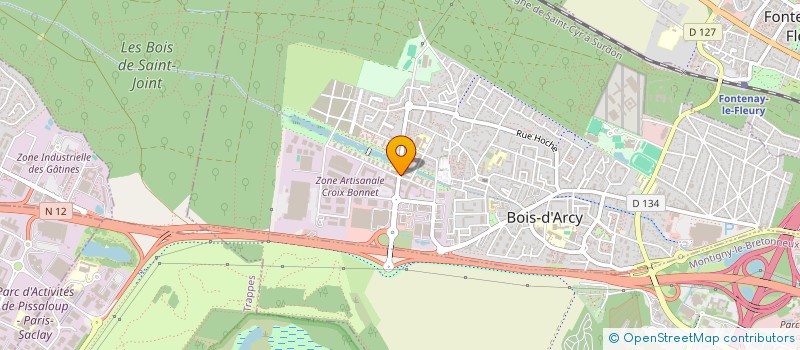 localisation de l'entreprise SCI GROUSSET BOURRIE  BOIS-D'ARCY