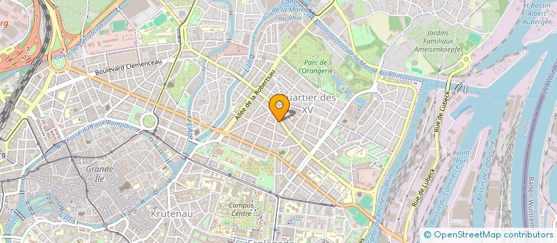 localisation de l'entreprise SCI GROUT DE BEAUFORT  STRASBOURG