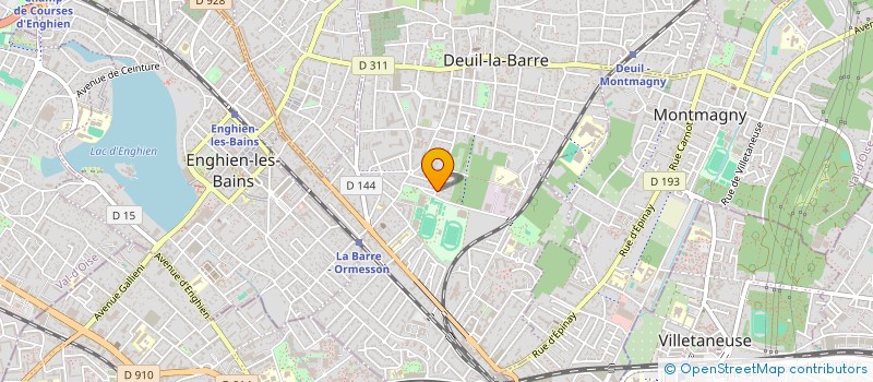 localisation de l'entreprise SCI GROWTH SOCIETY INVESTISSEMENT à DEUIL-LA-BARRE