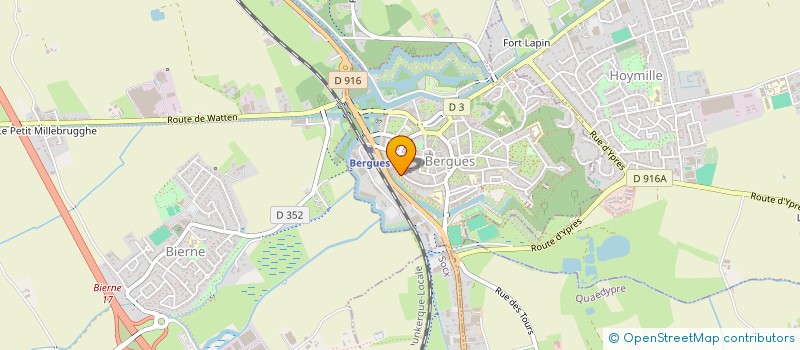 localisation de l'entreprise SCI GRS  BERGUES