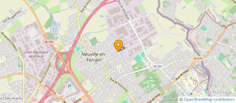 localisation de l'entreprise SCI GRT à NEUVILLE-EN-FERRAIN