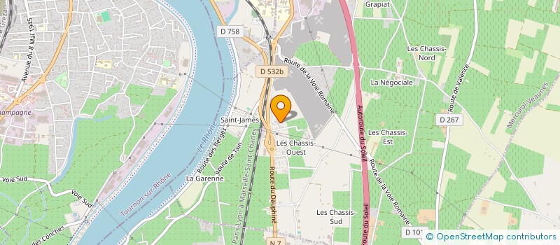 localisation de l'entreprise SCI GRUAT LAFORME  MERCUROL-VEAUNES