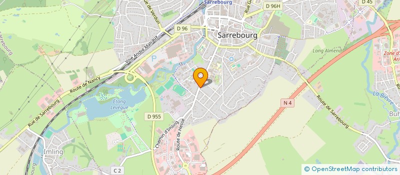 localisation de l'entreprise SCI GRUENEBERRI à SARREBOURG