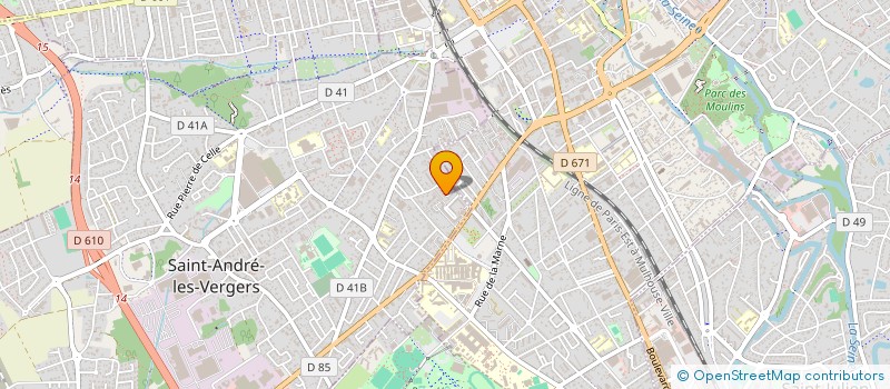 localisation de l'entreprise SCI GRUISSAN 812  SAINT-ANDRE-LES-VERGERS