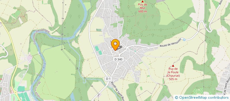 localisation de l'entreprise SCI GRUISSAN MAISON DU SOLEIL  MUR-SUR-ALLIER