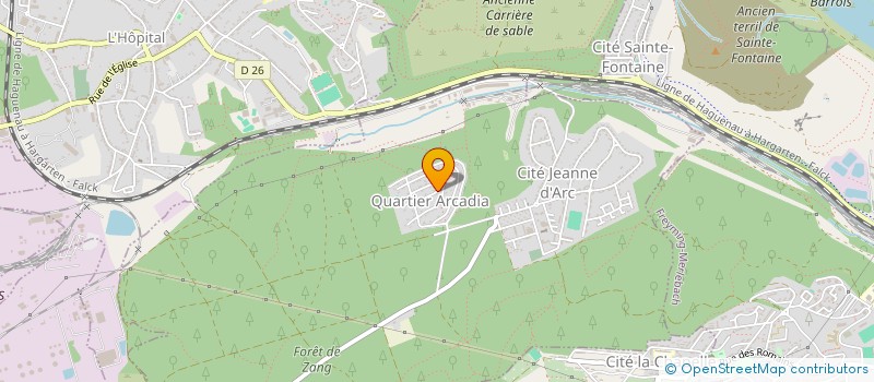 localisation de l'entreprise SCI GRUN-COMPANY  SAINT-AVOLD