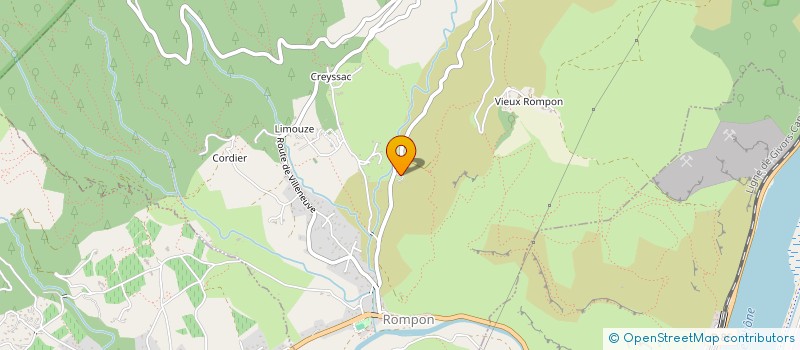 localisation de l'entreprise SCI GRUNA  ROMPON