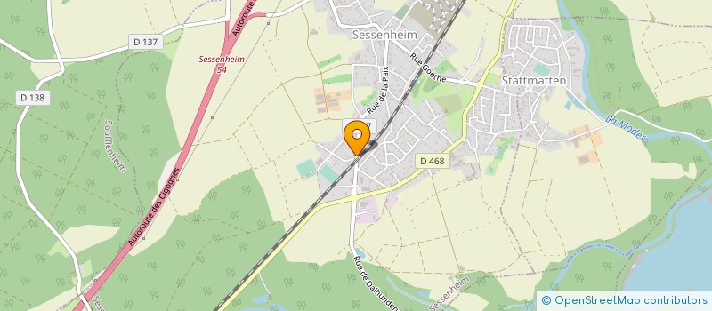 localisation de l'entreprise SCI GRUNDER  SESSENHEIM