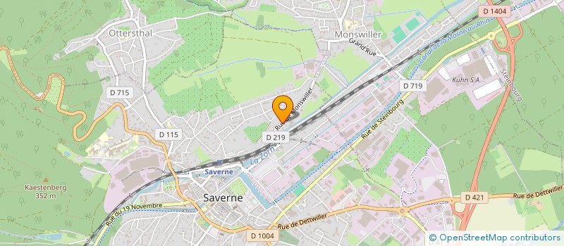 localisation de l'entreprise SCI GRUSS  SAVERNE