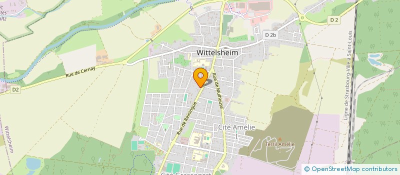 localisation de l'entreprise SCI GRYGORYAN  WITTELSHEIM