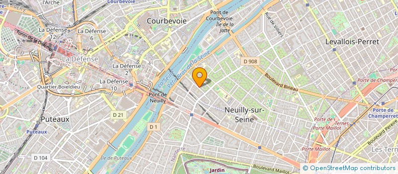 localisation de l'entreprise SCI GRYKA AND CO à NEUILLY-SUR-SEINE
