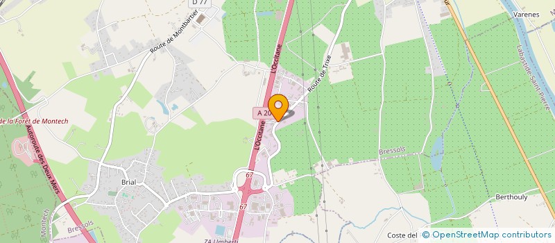 localisation de l'entreprise SCI GS  BRESSOLS