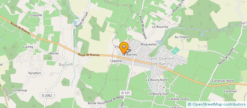 localisation de l'entreprise SCI GS  SAINT-QUENTIN-DE-BARON