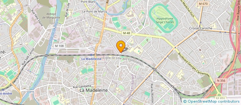 localisation de l'entreprise SCI GS IMMO  MARCQ-EN-BARUL