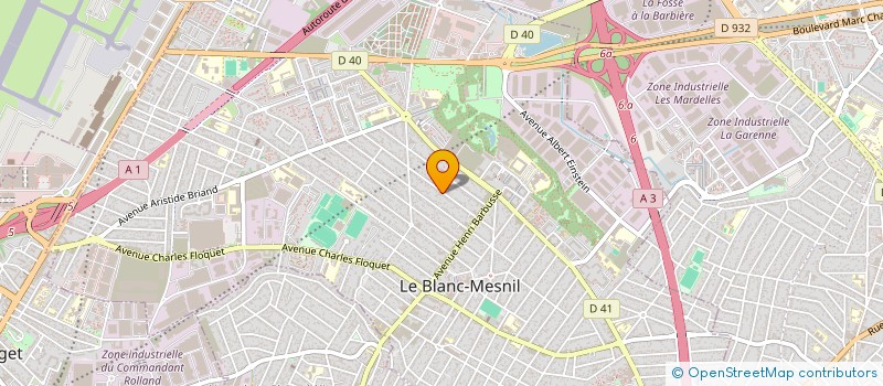 localisation de l'entreprise SCI GS UNIR à LE BLANC-MESNIL