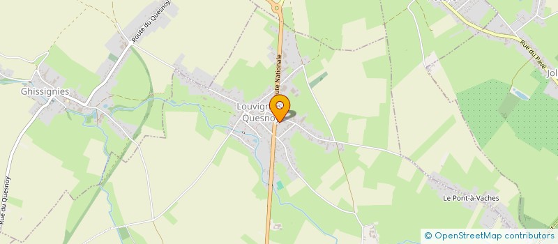 localisation de l'entreprise SCI GSA à LOUVIGNIES-QUESNOY