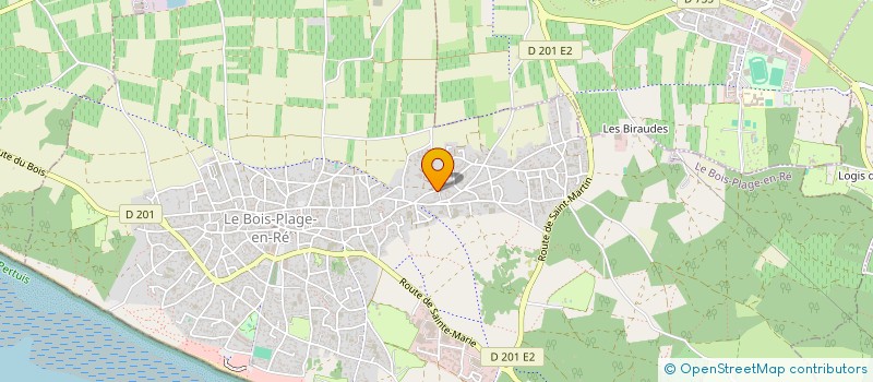 localisation de l'entreprise SCI GSAJM  LE BOIS-PLAGE-EN-RE