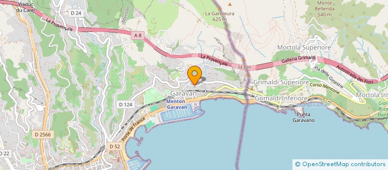 localisation de l'entreprise SCI GSC à MENTON