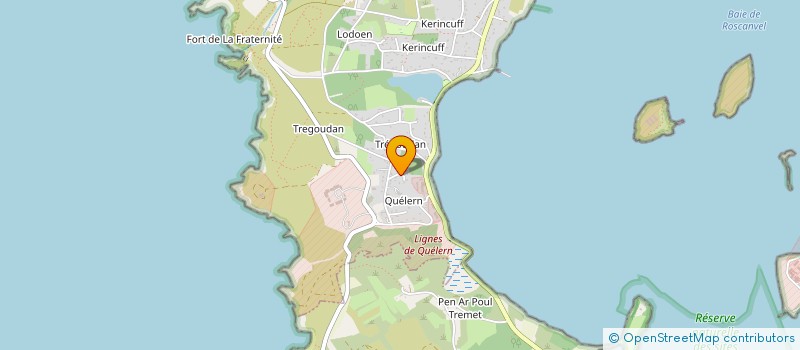 localisation de l'entreprise SCI GSCN  ROSCANVEL