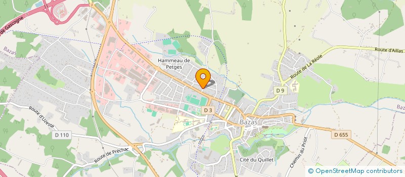 localisation de l'entreprise SCI GSD  BAZAS