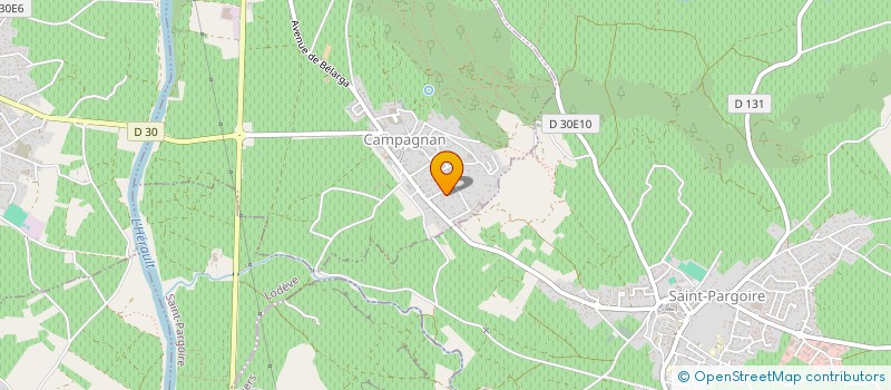 localisation de l'entreprise SCI GSDAF  CAMPAGNAN