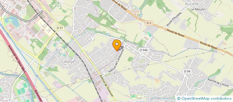 localisation de l'entreprise SCI GSDH  LABEGE