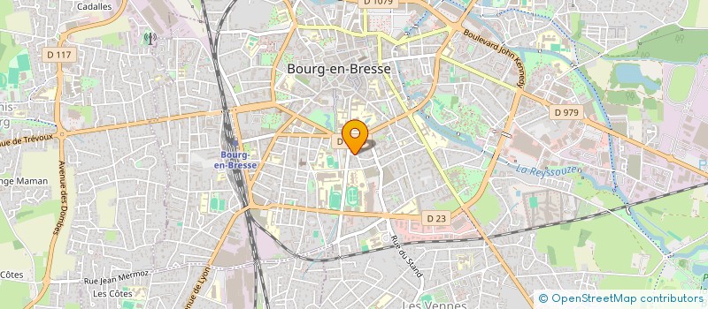 localisation de l'entreprise SCI GSE à BOURG-EN-BRESSE