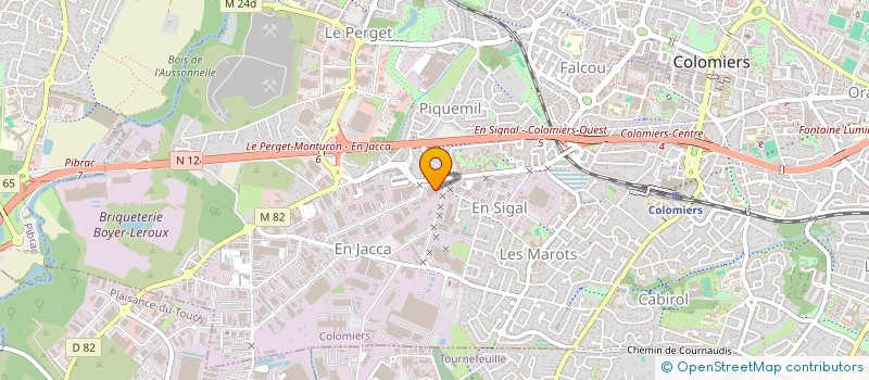 localisation de l'entreprise SCI GSE 82 à COLOMIERS