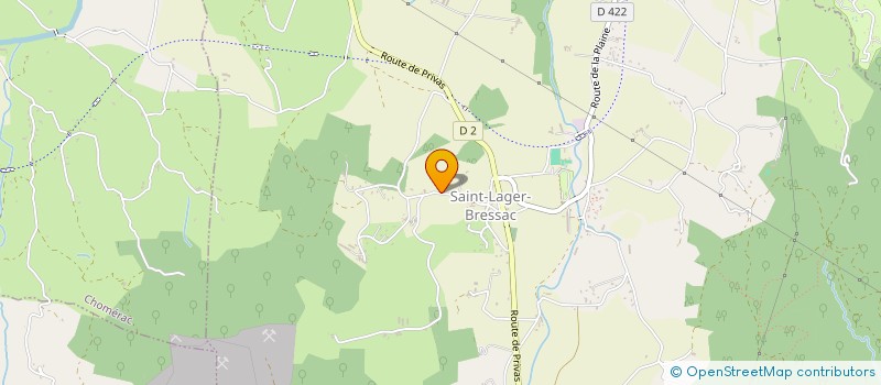 localisation de l'entreprise SCI GSE ROBERT  SAINT-LAGER-BRESSAC