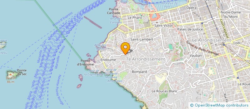 localisation de l'entreprise SCI GSF à MARSEILLE
