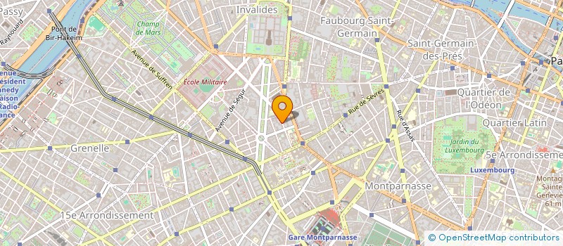 localisation de l'entreprise SCI GSF LEVALLOIS  PARIS