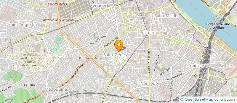 localisation de l'entreprise SCI GSG  BORDEAUX