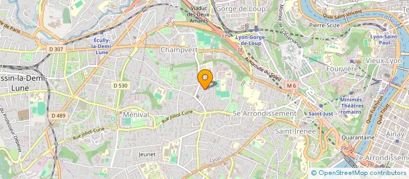 localisation de l'entreprise SCI GSG  LYON