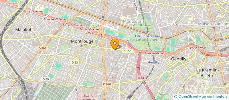 localisation de l'entreprise SCI GSG MONJARDE MARSEILLE  MONTROUGE