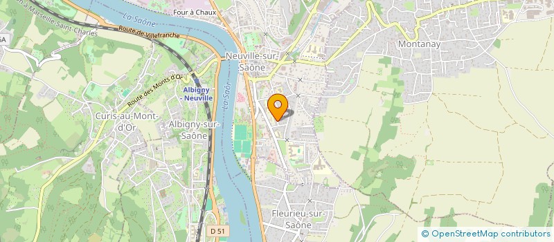 localisation de l'entreprise SCI GSI  NEUVILLE-SUR-SAONE