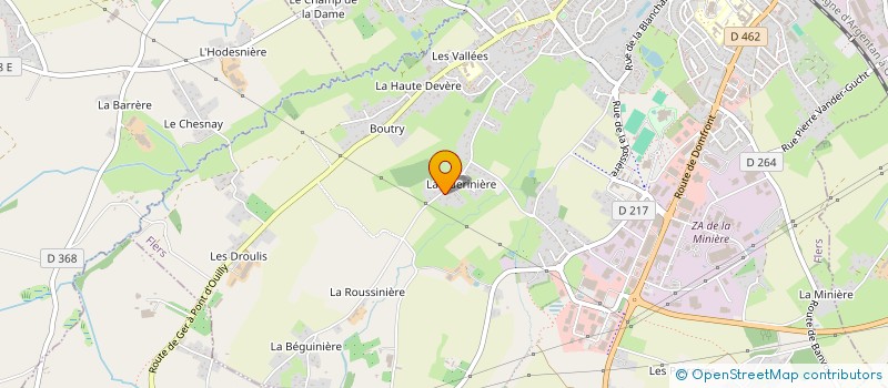 localisation de l'entreprise SCI GSI à FLERS