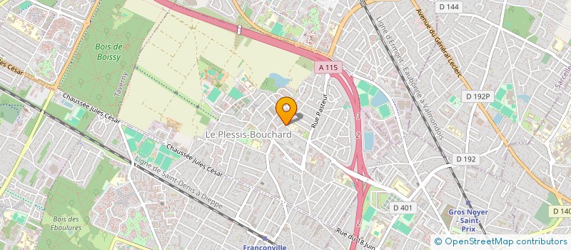 localisation de l'entreprise SCI GSK 95  PLESSIS-BOUCHARD (LE)