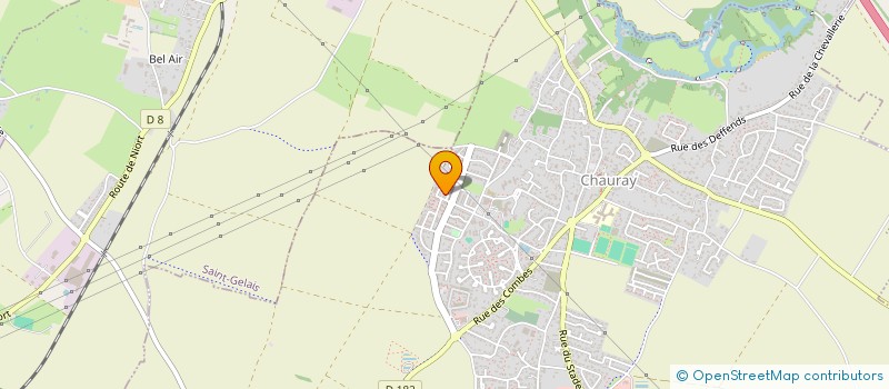 localisation de l'entreprise SCI GSM  CHAURAY