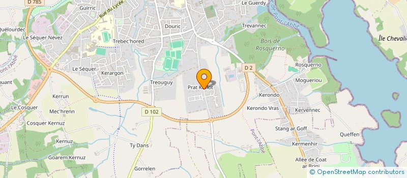 localisation de l'entreprise SCI GSM  PONT-L'ABBE