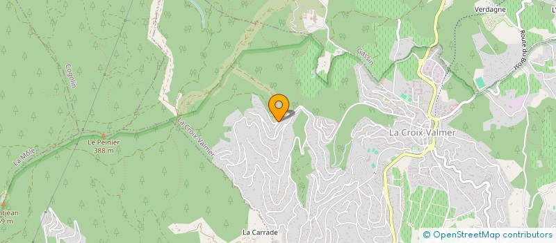 localisation de l'entreprise SCI GSM  LA CROIX-VALMER