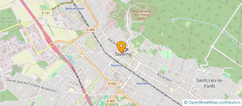 localisation de l'entreprise SCI GSM  TAVERNY