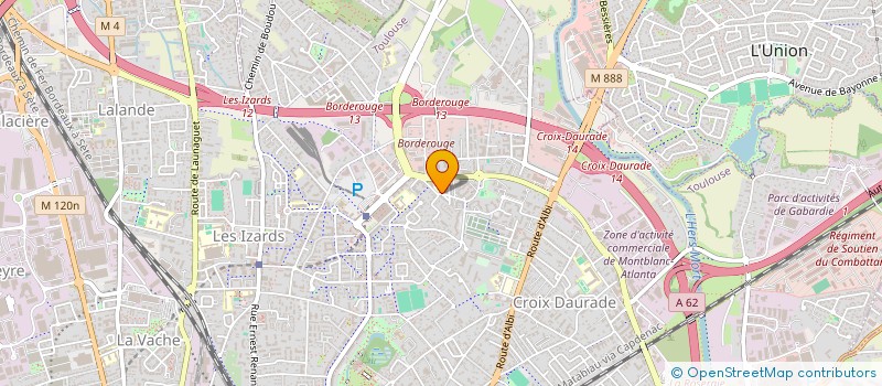 localisation de l'entreprise SCI GSM à TOULOUSE