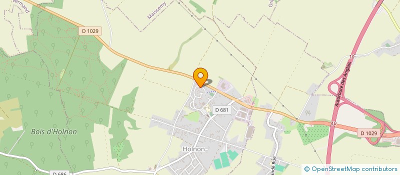 localisation de l'entreprise SCI GSMC  HOLNON