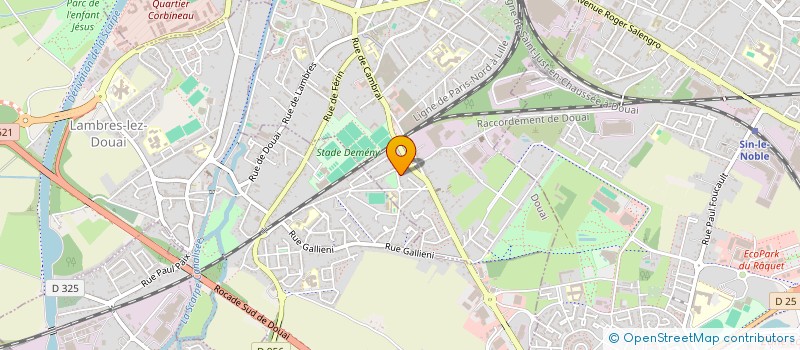 localisation de l'entreprise SCI GSN IMMO à DOUAI