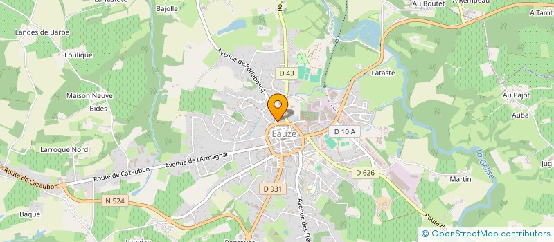 localisation de l'entreprise SCI GSNJL FERRIERES  EAUZE