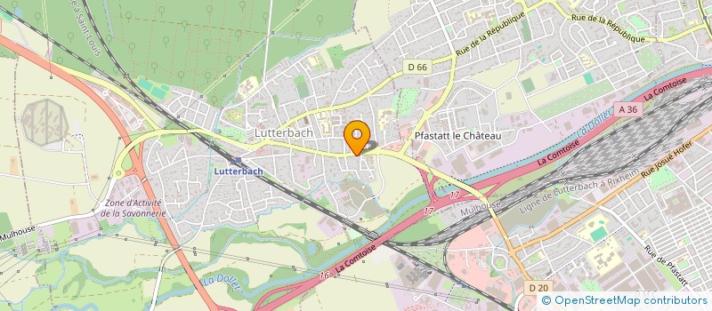 localisation de l'entreprise SCI GSP  LUTTERBACH